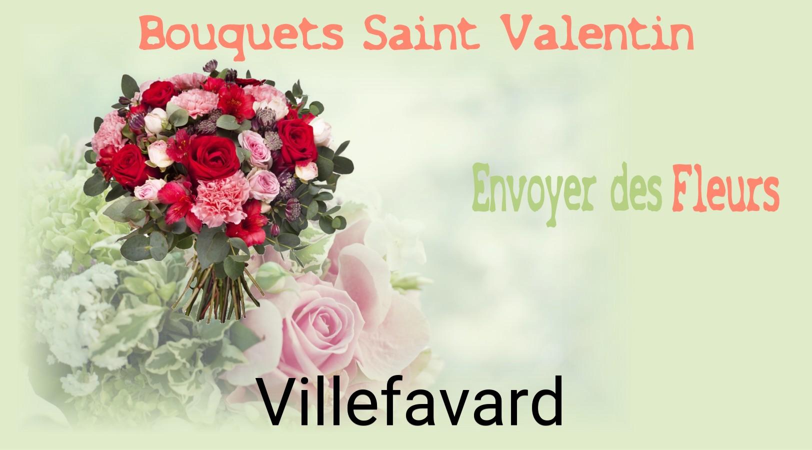 Roses de Saint-Valentin livrées à Villefavard